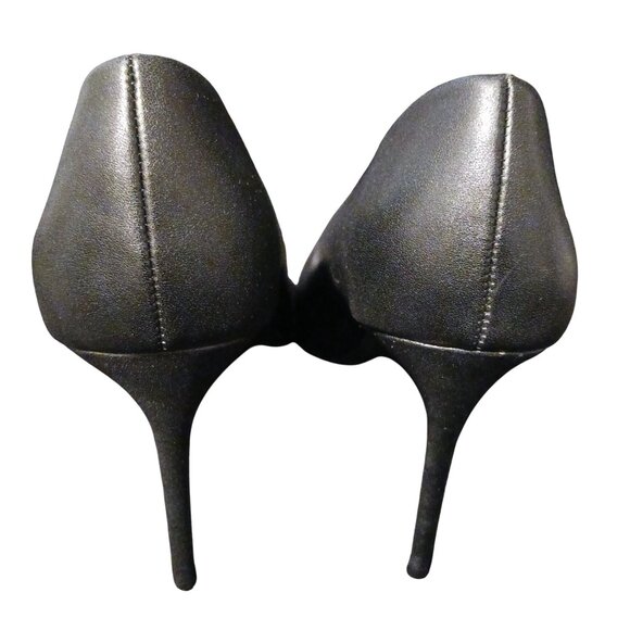 INC Laurenne Faux Leather Slip-On Pumps in‎ Black, Size 9, 4.5" Heels - Picture 9 of 12